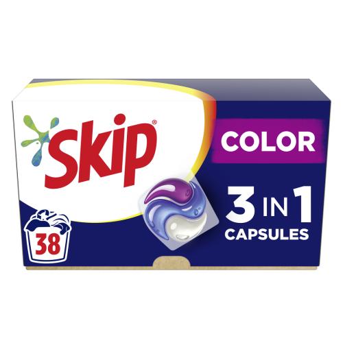 Kάψουλες Πλυντηρίου Ρούχων Color, Skip (38μεζ)