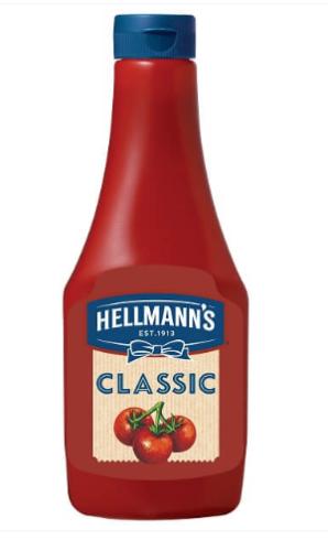 Κέτσαπ Squeezy Μπουκάλι Hellmann's (540 ml)