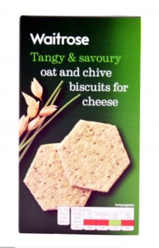 Kράκερ βρώμης tangy & savoury for cheese Waitrose (150g)
