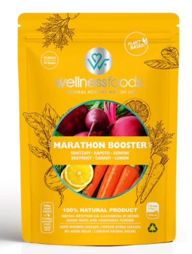 Μείγμα φρούτων & λαχανικών σε σκόνη Marathon Booster Wellness Foods (150g)