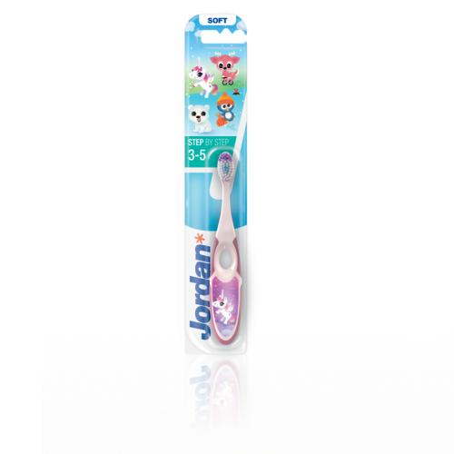 Παιδική Οδοντόβουρτσα Jordan Step 2 - Kids (3-5 Ετών) (2 τεμ) 1+1 Δώρο