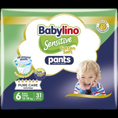 Πάνες Βρακάκι Babylino Pants Economy Unisex Extra Large No.6 (13-18kg) (31 τεμ)