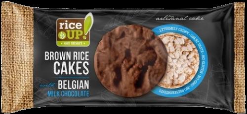 Ρυζογκοφρέτες με Βέλγικη Σοκολάτα Γάλακτος Rice up! (90g)