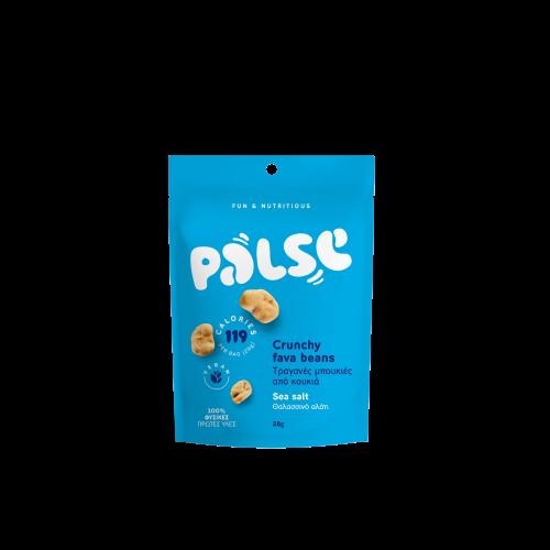 Σνακ από κουκιά με γεύση θαλασσινό αλάτι, Palse (28g)