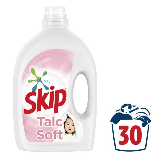 Υγρό Απορρυπαντικό Ρούχων Talc Soft Skip (28 μεζ)