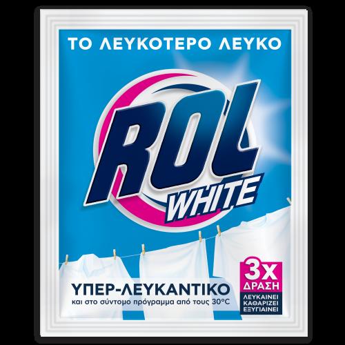 Yπερλευκαντικό πλυντηρίου ρούχων Rol white (50gr)