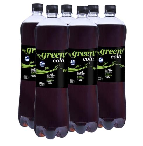 Αναψυκτικό Green Cola (6x1,5 lt)