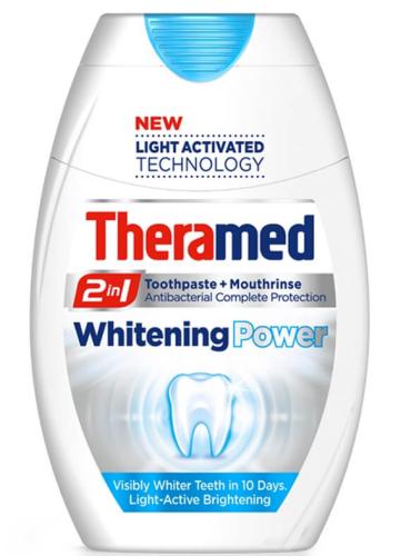 Οδοντόκρεμα & Στοματικό Διάλυμα Theramed 2σε1 Power White (75ml)