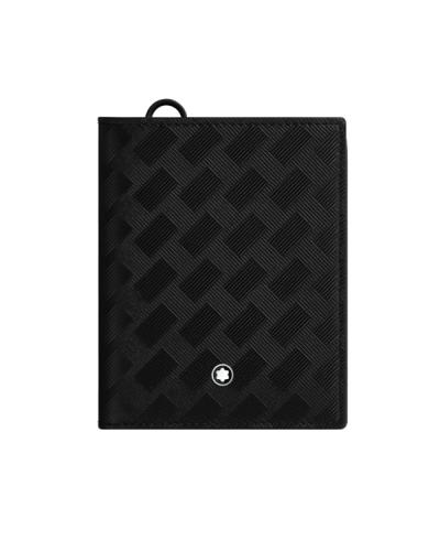 Montblanc Extreme 3.0 compact μαύρο δερμάτινο Πορτοφόλι wallet 6cc 129975