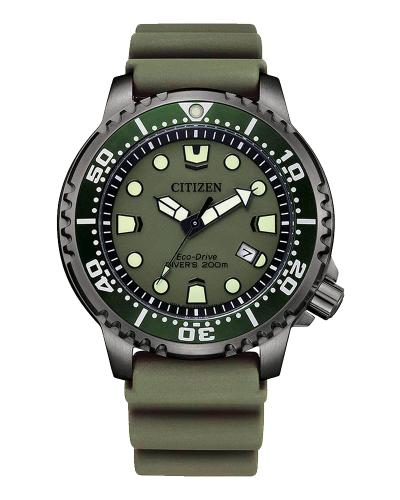 Ρολόι Citizen Promaster Eco-Drive Divers Green BN0157-11X