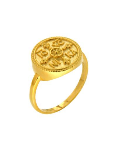Δαχτυλίδι Κωνσταντινάτο χρυσό Κ9