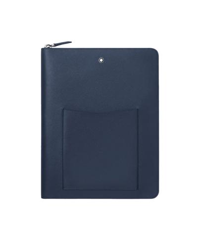 Montblanc Sartorial μπλε δερμάτινη Θήκη με Σημειωματάριο 128521 Notepad Holder with Pocket