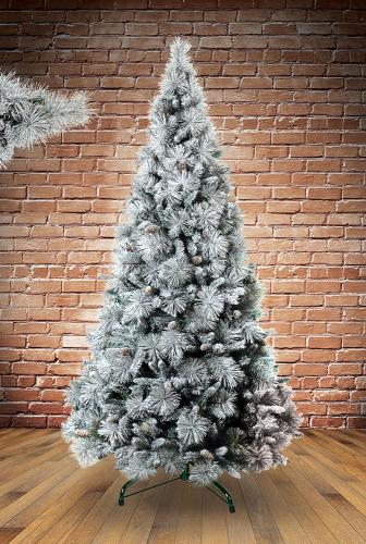 Χιονισμένο Χριστουγεννιάτικο Δέντρο Βοράς 210cm