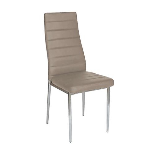 Καρέκλα μεταλλική (42Χ50Χ95) ALIANA CAPPUCCINO, ZITA PLUS