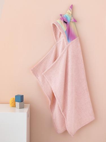 Παιδική πετσέτα με κουκούλα 70x120 MONOCEROS