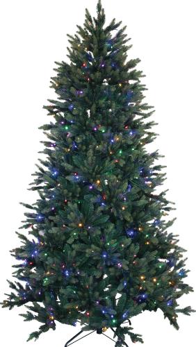 Χριστουγεννιάτικο Δέντρο Με Λαμπάκια Led RGB Με Δυνατότητα Αλλαγής Χρώματος Και Προγράμματος 240cm