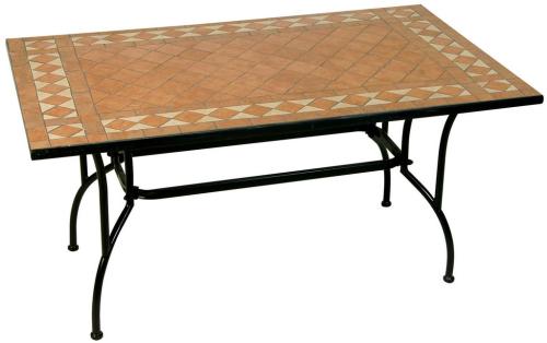 Παραλ/μο Μεταλλικό Τραπέζι Mosaic 120 x 80cm