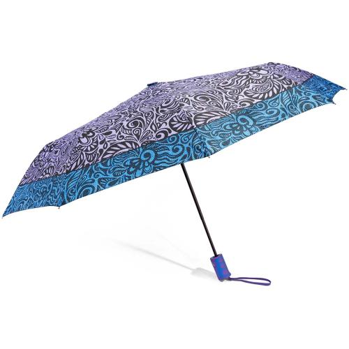 Ομπρέλα σπαστή αυτόματη 092 PURPLE/BLUE, BENZI