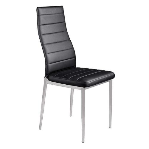 Καρέκλα μεταλλική (42Χ50Χ95) ALIANA BLACK, ZITA PLUS