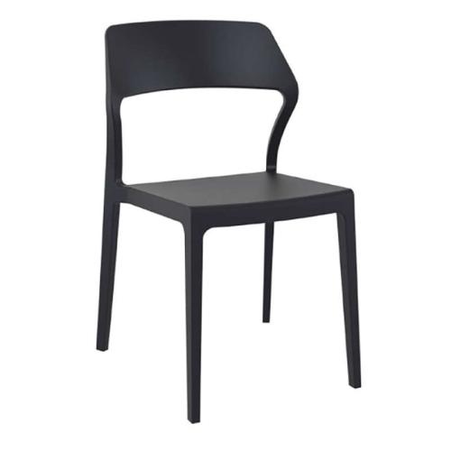 Καρέκλα SNOW BLACK, SIESTA
