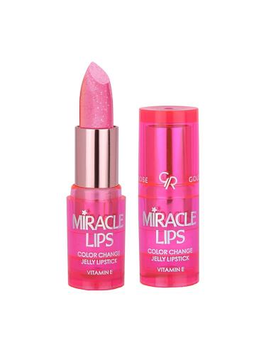 MIRACLE LIPS COLOR CHANGE JELLY LIPSTICK GOLDEN ROSE