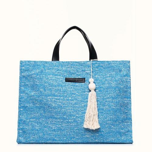 Blue Rug Beach Bag - Beach Bag by Christina Malle CM97121