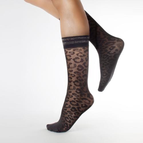 Κάλτσες λεοπάρ μοτίβο | 2 Ζευγάρια