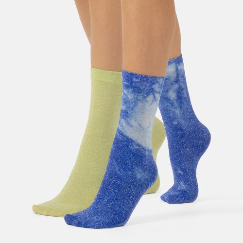 Κάλτσες tie dye με glitter