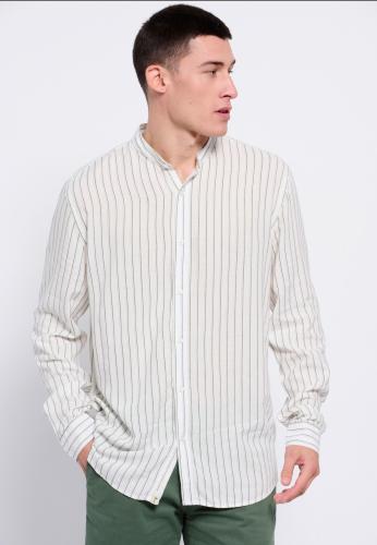 Yarn dyed ριγέ ανδρικό πουκάμισο