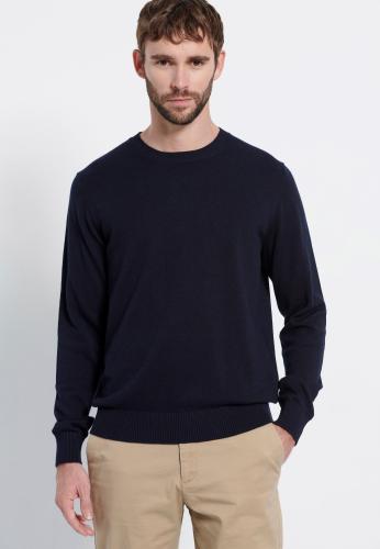 Slim fit πουλόβερ με μίξη από μαλλί Marron