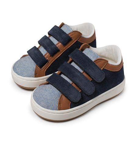 Babywalker Sneakers Μπλε-Ταμπά