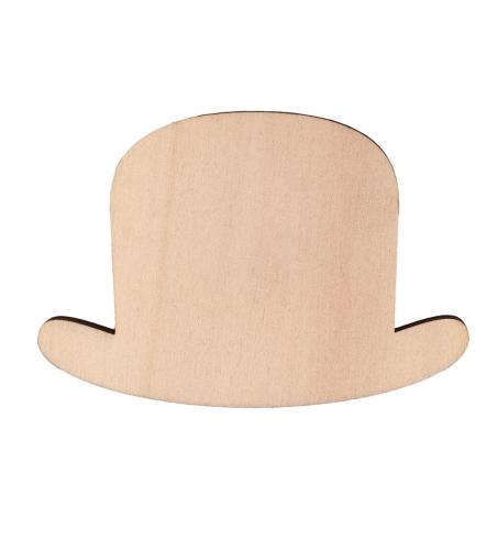 Ξύλινο Διακοσμητικό Καπέλο 0058
