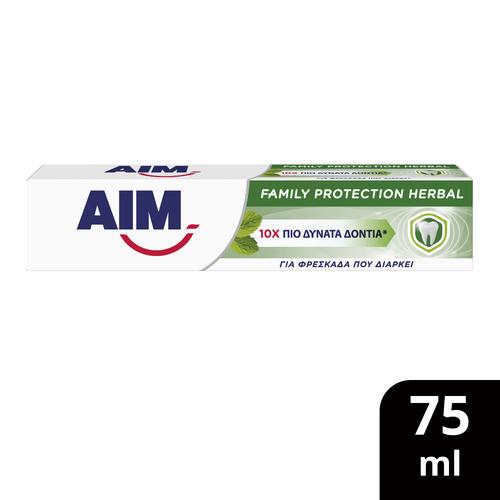 AIM Οδοντόκρεμα Family Protect Herbal 75ml