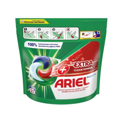 Ariel Allin1 Pods Extra Clean 32τεμ