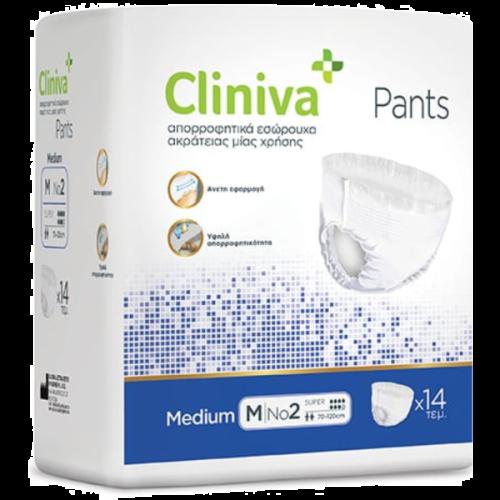 Cliniva Pants Εσώρουχο Ακράτειας No2 Medium 70-120cm 14τμχ