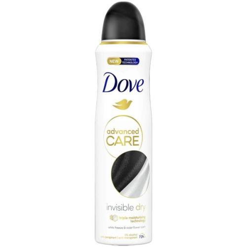 Dove Deo Αποσμητικό Spray Advanced Care 72h Invisible Dry 150ml