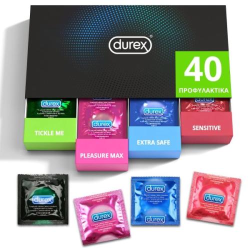 Durex Προφυλακτικά Surprise Me Premium Pack 40τεμ