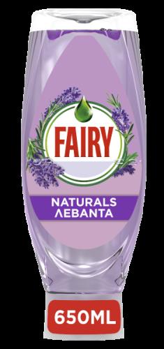 Fairy Naturals Υγρό Πιάτων Λεβάντα & Δεντρολίβανο 650ml