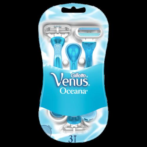 Gillette Venus Oceana Ξυραφάκια μίας χρήσης, 3 Λεπίδων, 3 τμχ