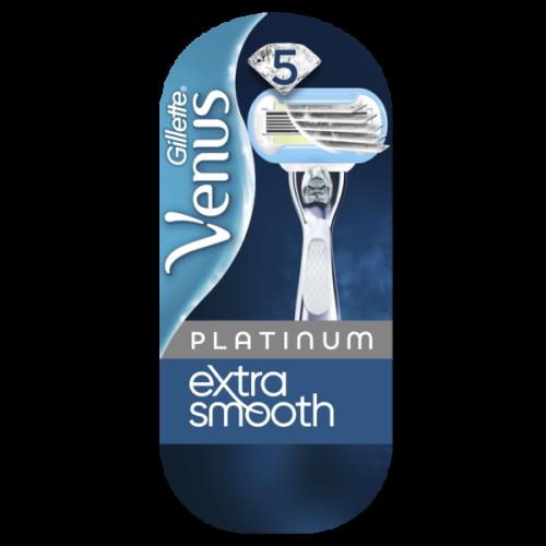 Gillette Venus Platinum Extra Smooth Γυναικεία Ξυριστική Μηχανή & 1 Κεφαλή