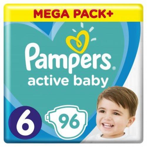 Πάνες Pampers Active Baby Mega Pack Νο6 (13-18kg) 96τεμ