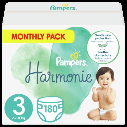 Πάνες Pampers Harmonie Monthly Pack Νο3 (6-10kg) 180τεμ