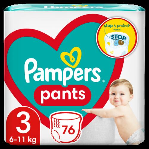 Πάνες Pampers Pants Giant Pack No3 (6-11kg) 76τμχ