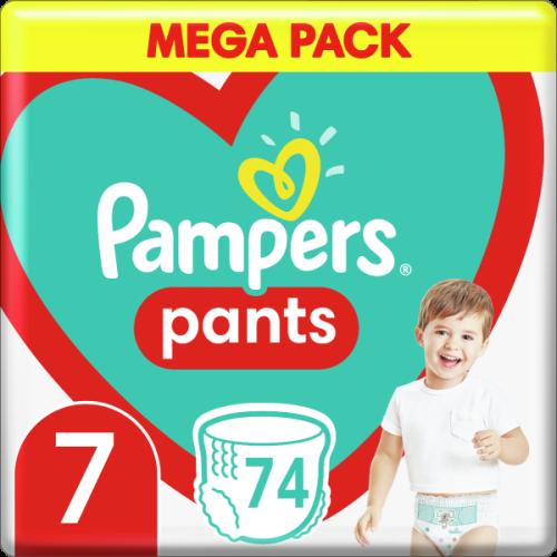 Πάνες Pampers Pants No7 Mega Pack (17+kg) 74 τμχ