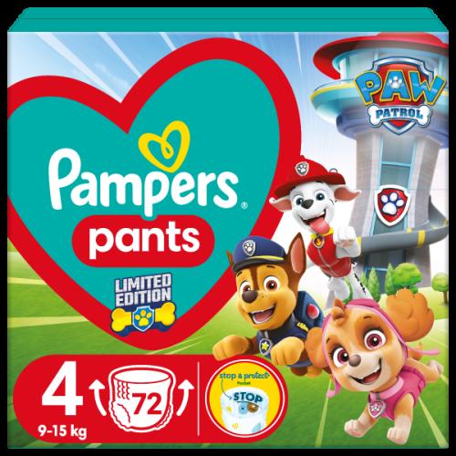 Πάνες Pampers Pants Paw Patrol - limited edition Νο4 (9-15kg) 72τεμ