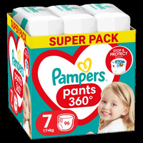Πάνες Pampers Pants Super Pack Νο7 (17+kg) 96τμχ