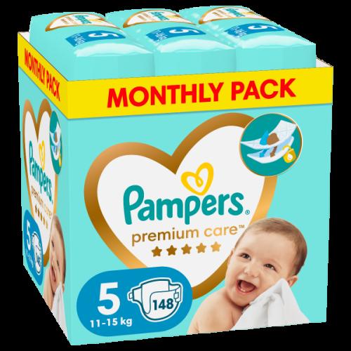 Πάνες Pampers Premium Care Monthly Pack Νο5 (11-16kg) 148τεμ