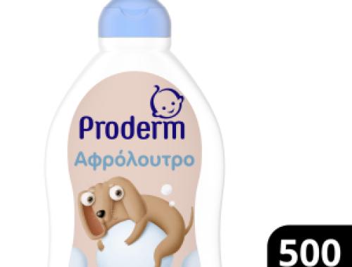 Proderm Kids Αφρόλουτρο Με Άρωμα Πούδρας 3+ Ετών 500ml