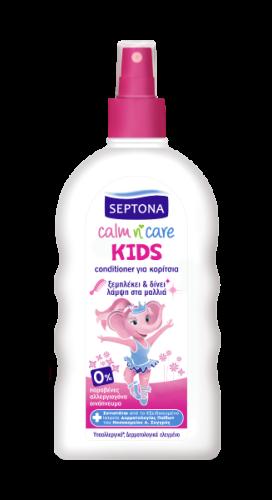 Septona Calm 'n Care Kids Παιδικό Conditioner Για Κορίτσια (3+ετών) 200ml