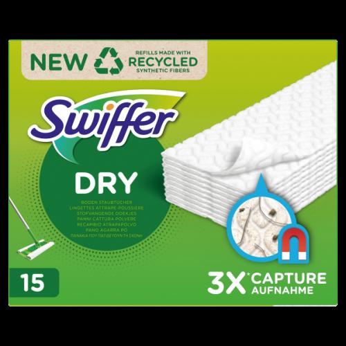 Swiffer Sweeper Ανταλλακτικά Στεγνά Πανάκια Για Το Πάτωμα 15 τμχ